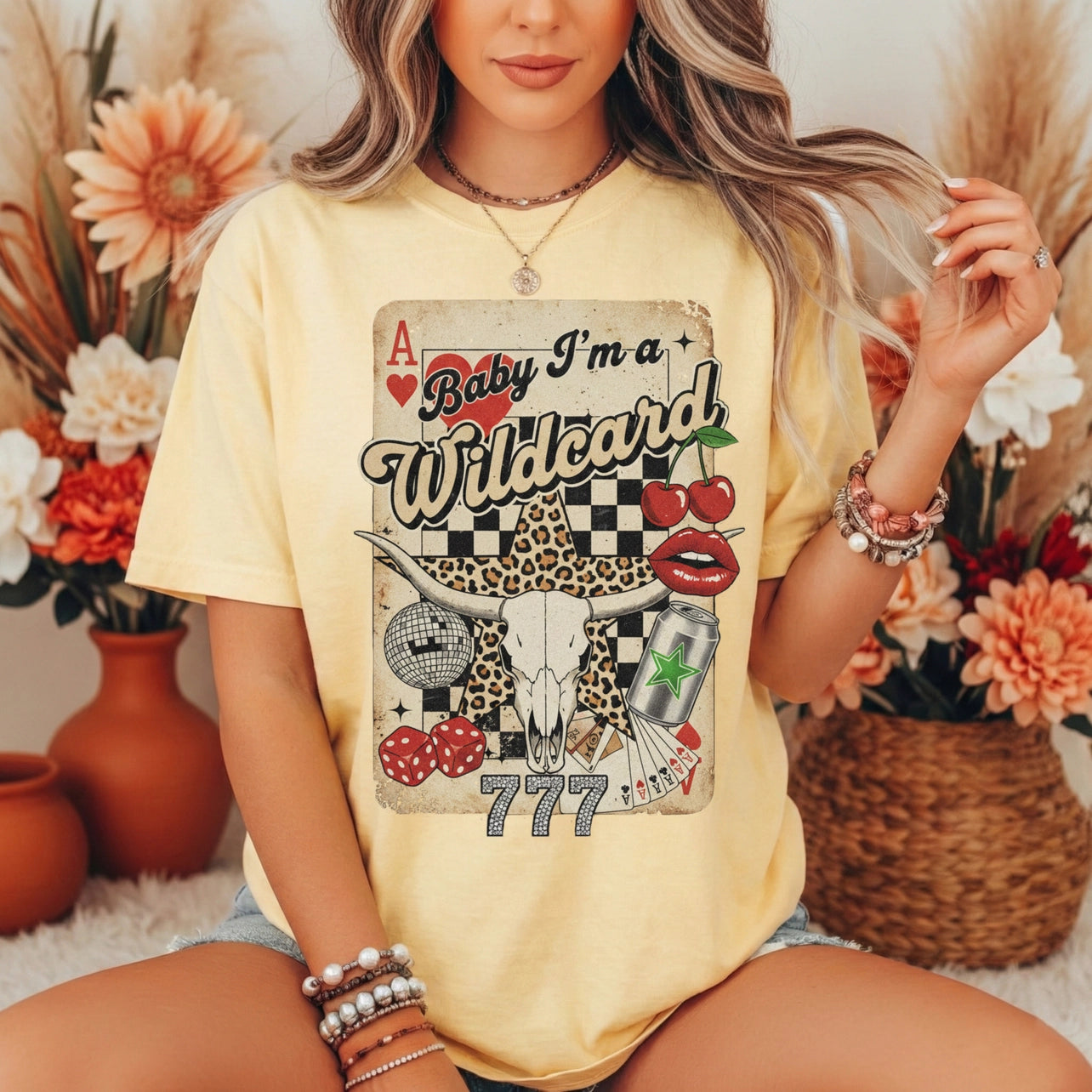 Baby I'm A Wildcard Graphic Tee
