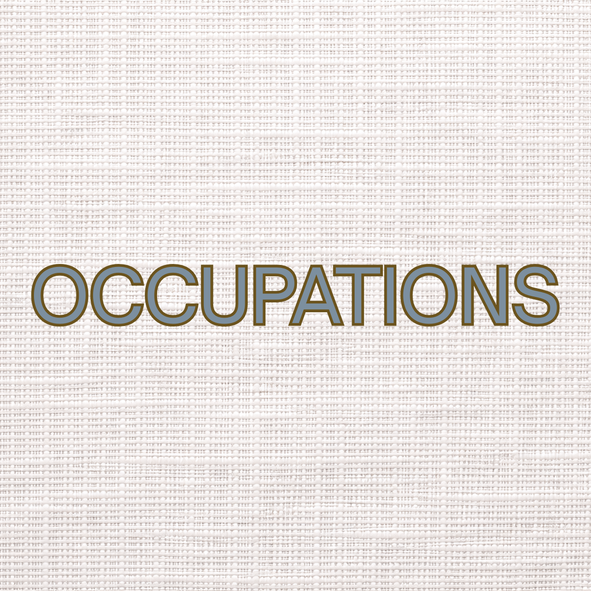 Occupations