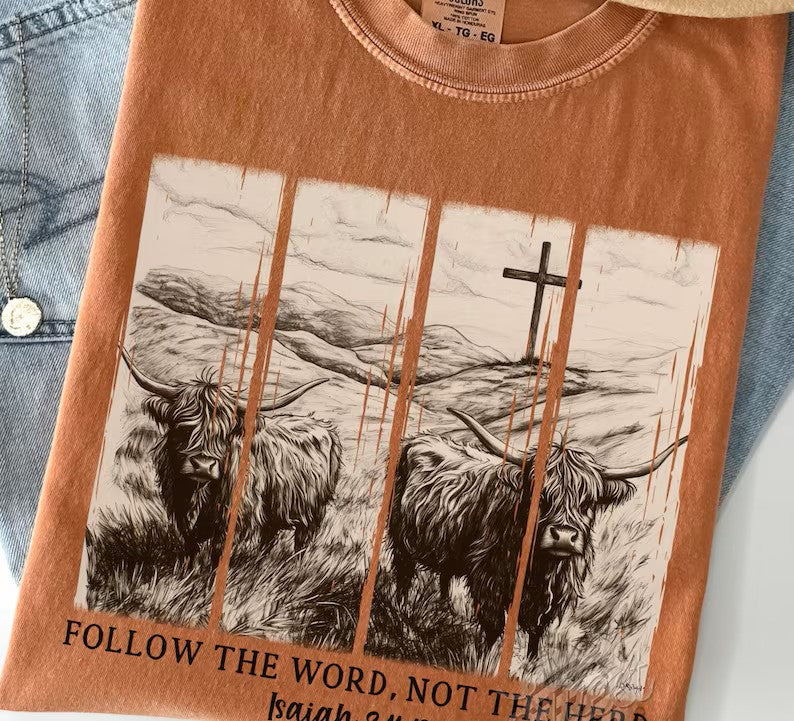 Follow The Word Not The Herd Graphic Tee