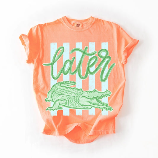 Later Gator Neon Graphic Tee