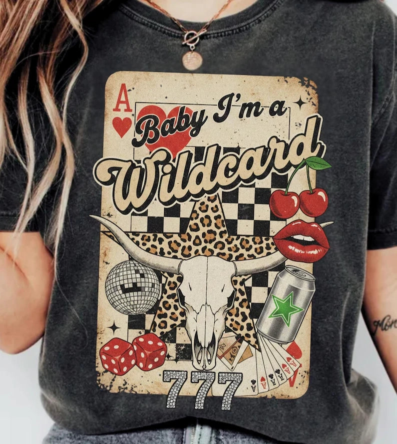 Baby I'm A Wildcard Graphic Tee