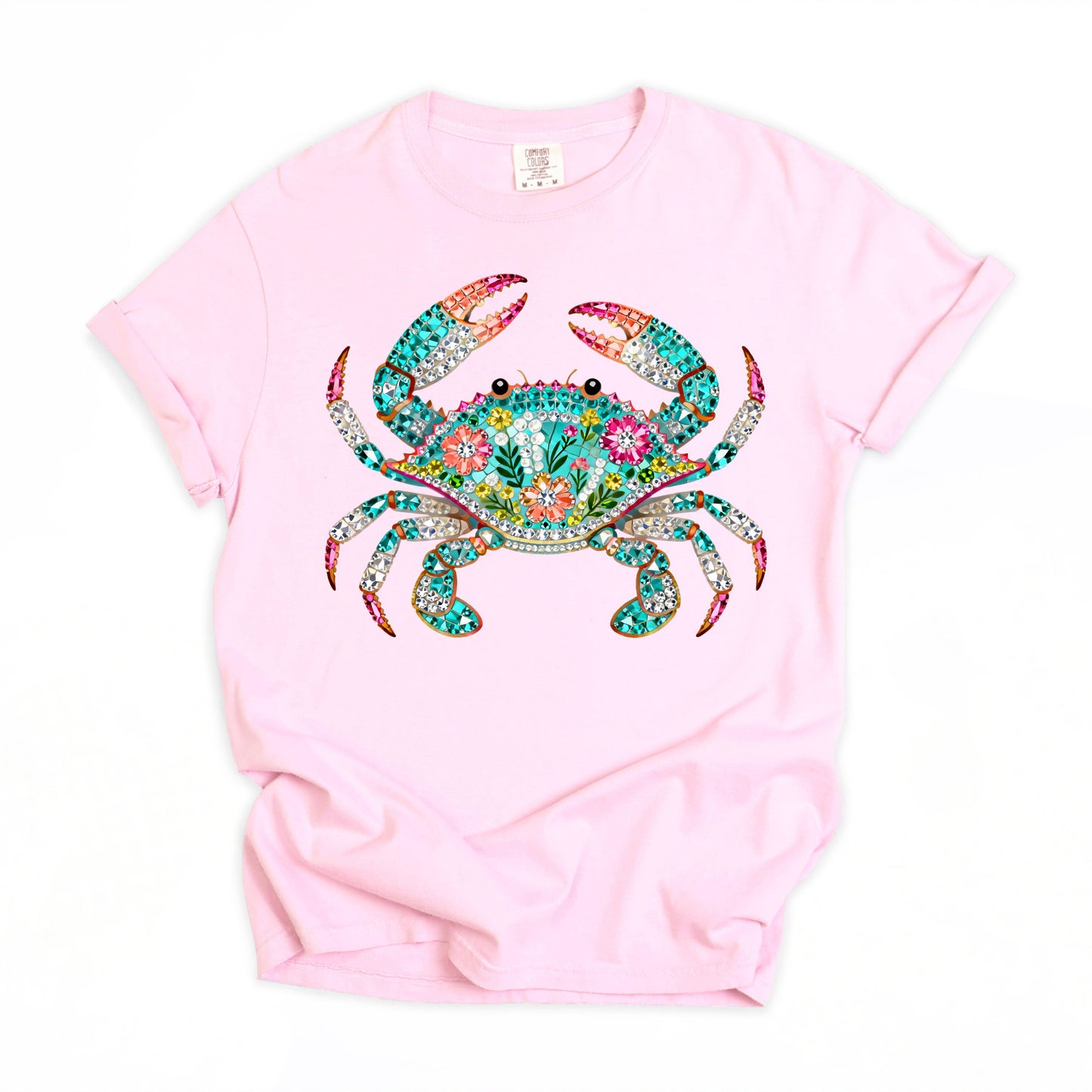 Bling Crab - Beach Sun Summer Comfort Colors T-Shirt